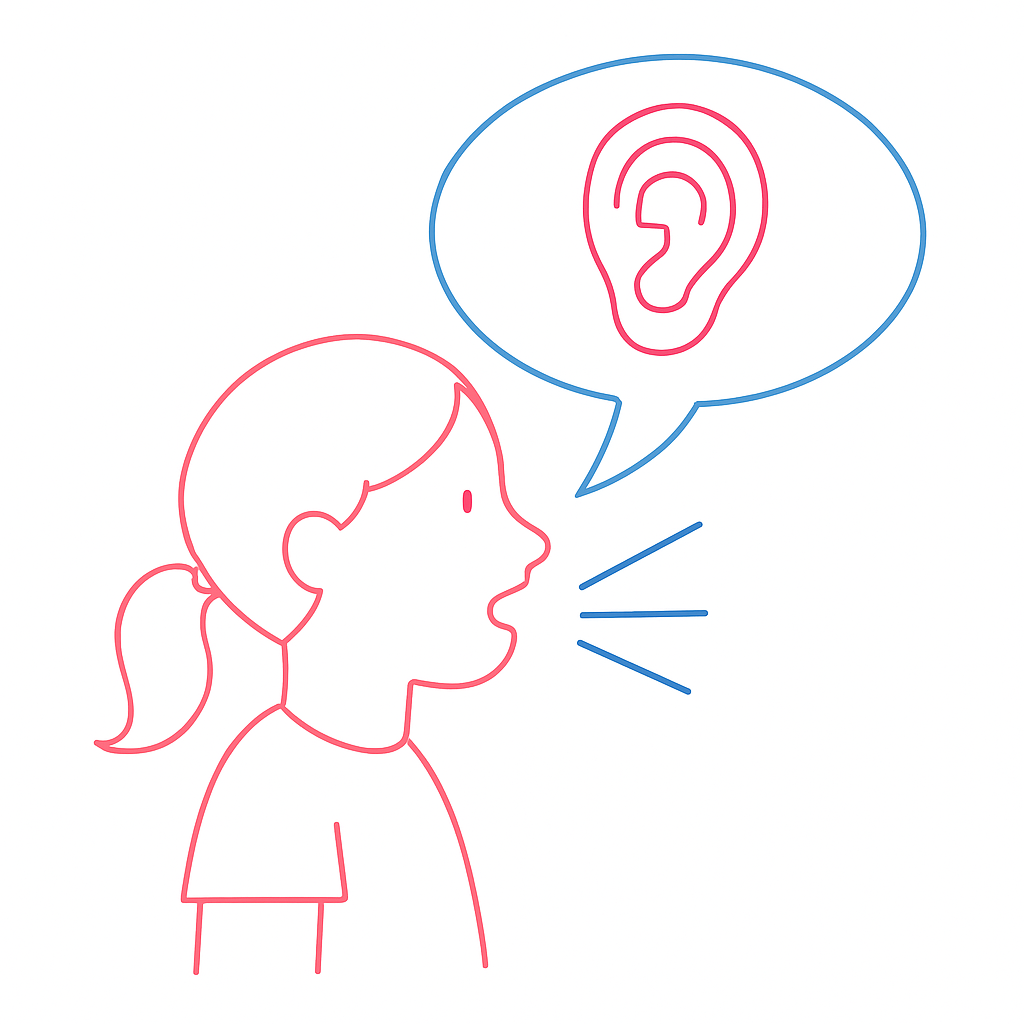 Speech therapy icon